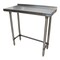 Bk Resources Stainless Steel Work Table, Open Base Plastic Feet 1.5 Riser 48"Wx18"D SVTROB-1848 - alternate 4